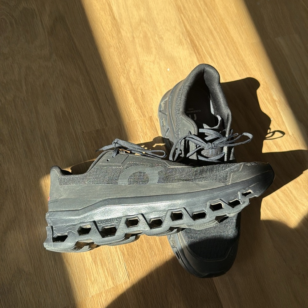 On Running Cloudmonster Void Men's Black Shoes sz 13